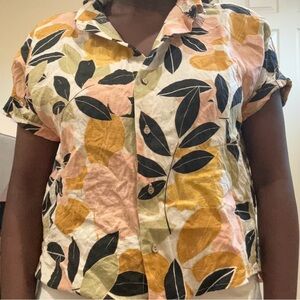 Floral summer shirt